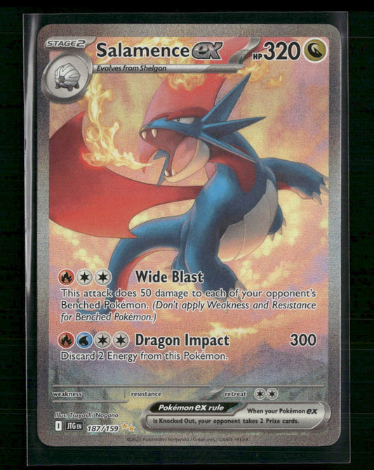 Salamence ex SV09: Journey Together #187/159 - Front