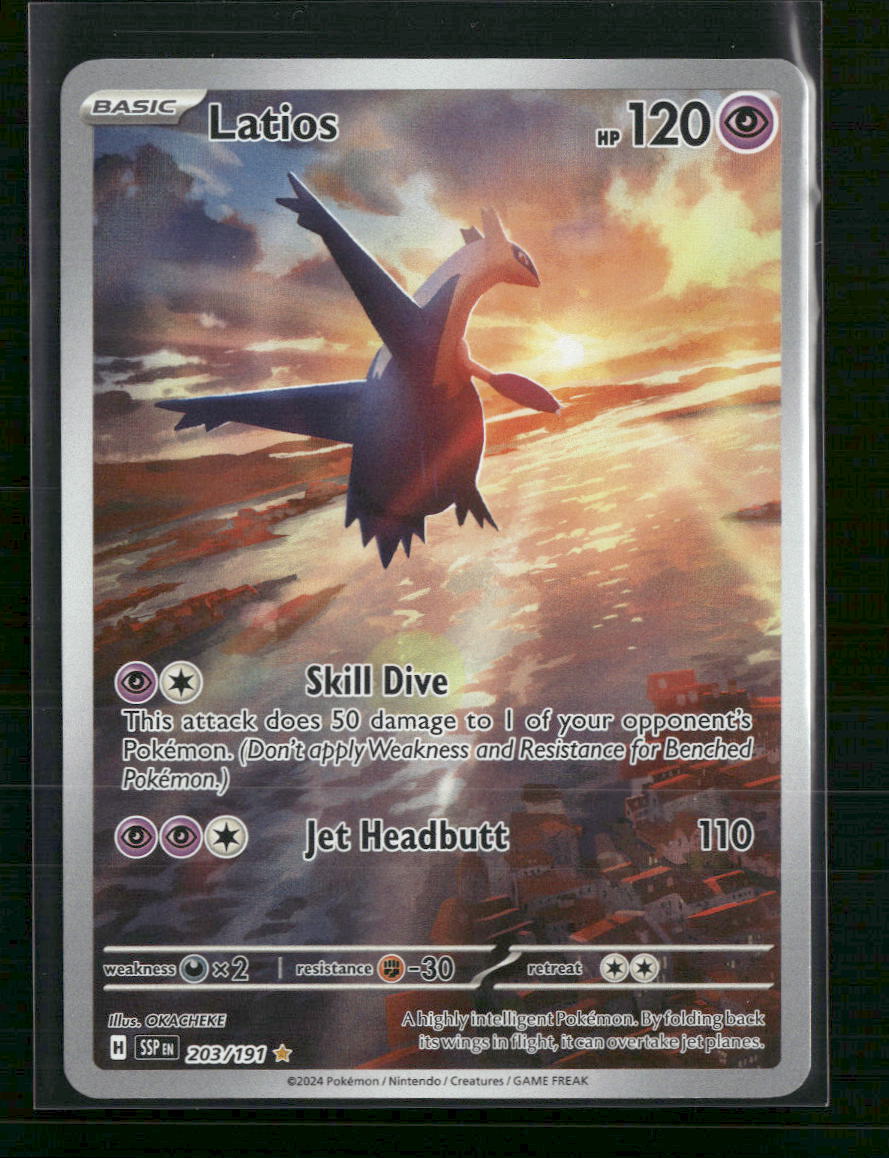 Latios SV08: Surging Sparks #203/191 - Front