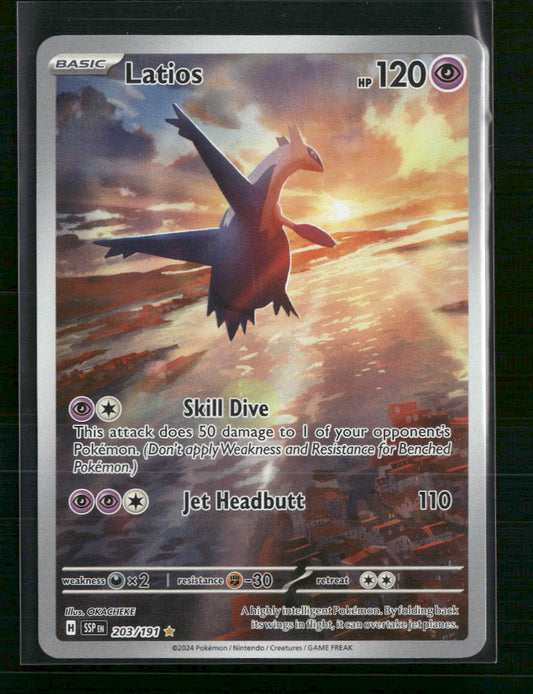 Latios SV08: Surging Sparks #203/191 - Front