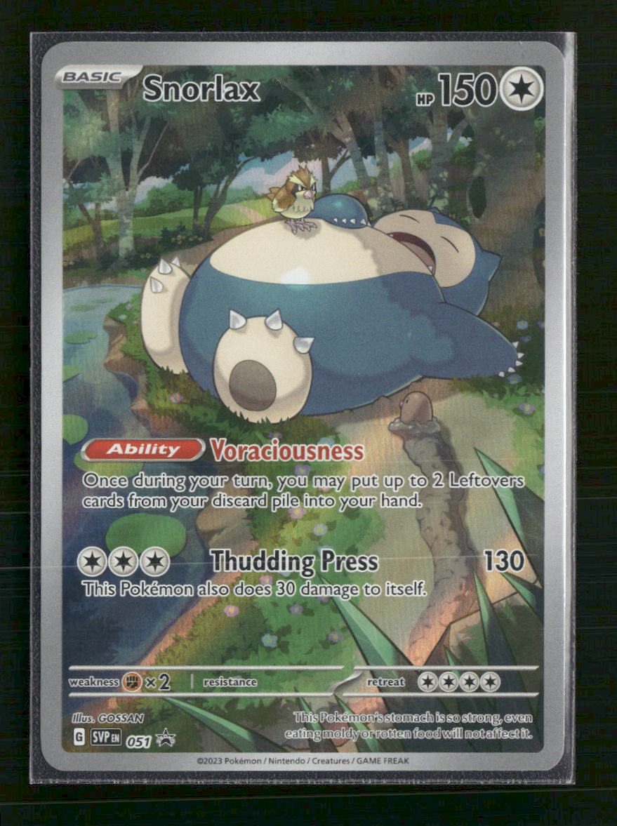 Snorlax SV: Scarlet & Violet Promo Cards #051 - Front