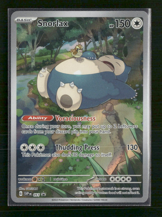 Snorlax SV: Scarlet & Violet Promo Cards #051 - Front