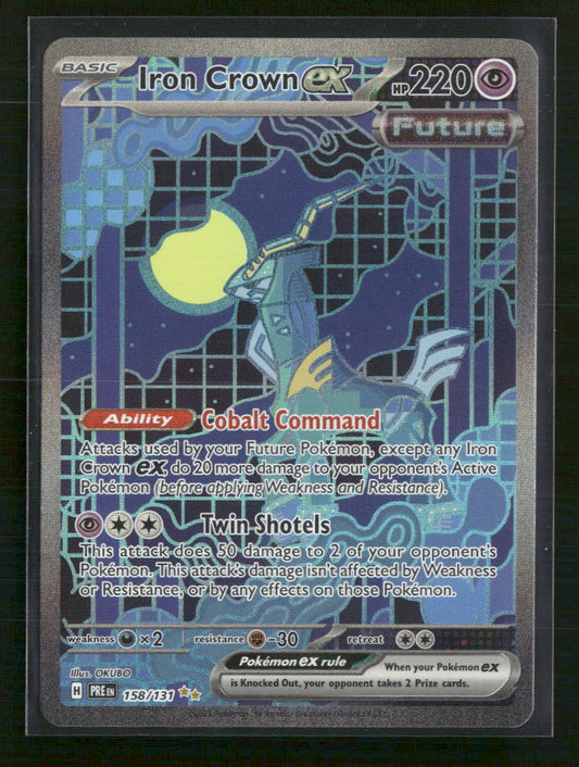 Iron Crown ex SV: Prismatic Evolutions #158/131 - Front