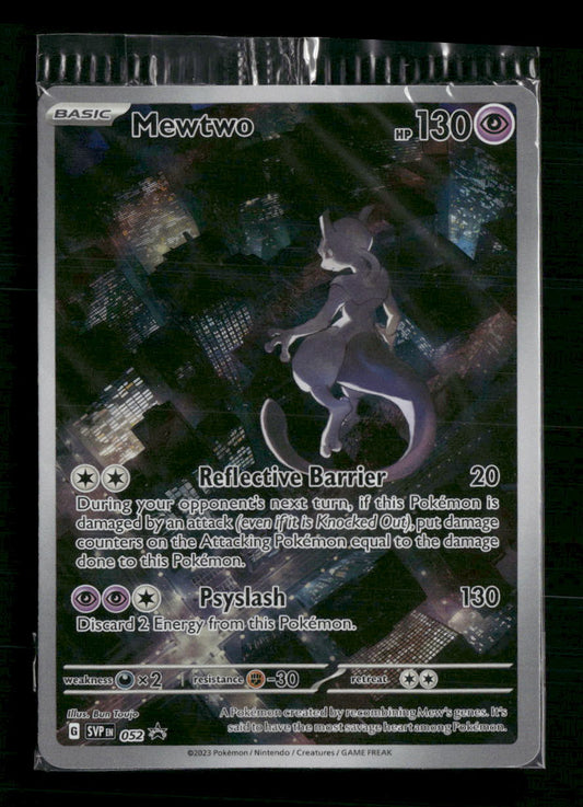 Mewtwo SV: Scarlet & Violet Promo Cards #052 - Front