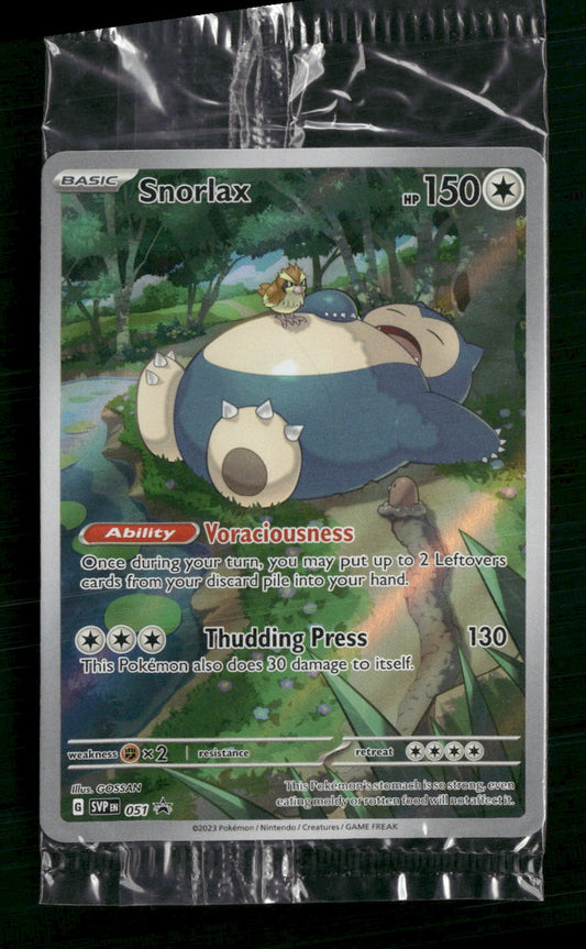 Snorlax SV: Scarlet & Violet Promo Cards #051 - Front