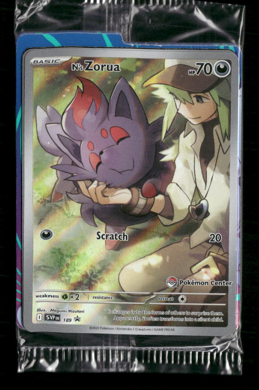 N's Zorua SV: Scarlet & Violet Promo Cards #189 - Front