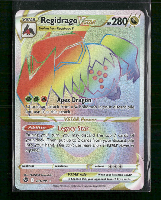 Regidrago VSTAR (Secret) SWSH12: Silver Tempest #201/195 - Front