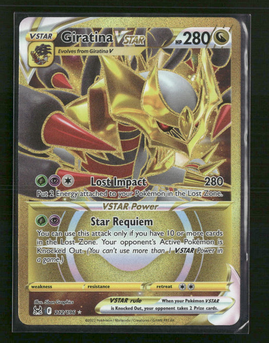 Giratina VSTAR (212) (Secret) SWSH11: Lost Origin #212/196 - Front