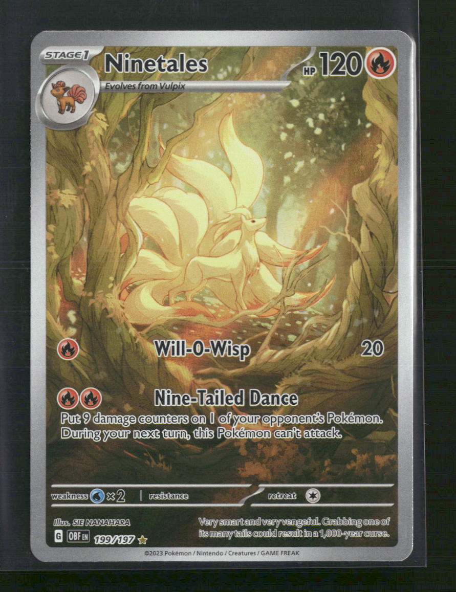 Ninetales -199/197 SV03: Obsidian Flames #199/197 - Front