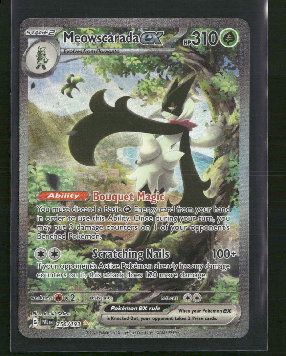 Meowscarada ex SV02: Paldea Evolved #256/193 - Front