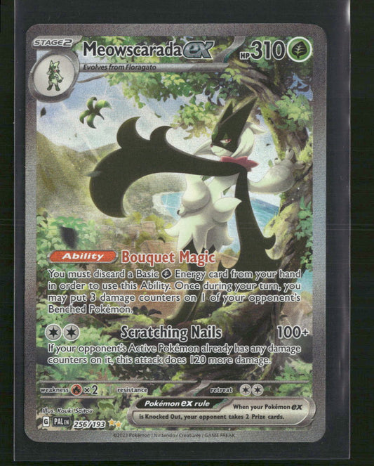 Meowscarada ex SV02: Paldea Evolved #256/193 - Front