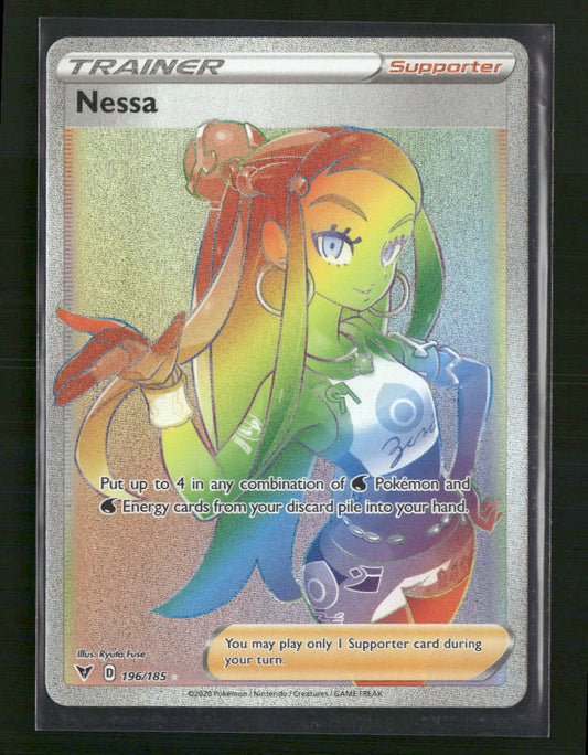 Nessa (Secret) SWSH04: Vivid Voltage #196/185 - Front