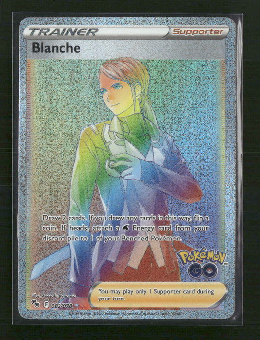 Blanche (Secret) Pokemon GO #082/078 - Front