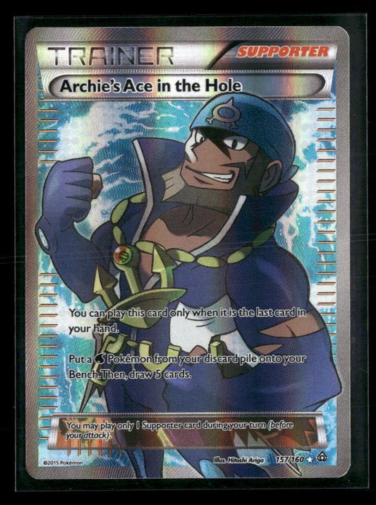 Archie's Ace in the Hole (157 Full Art) XY - Primal Clash #157/160 - Front