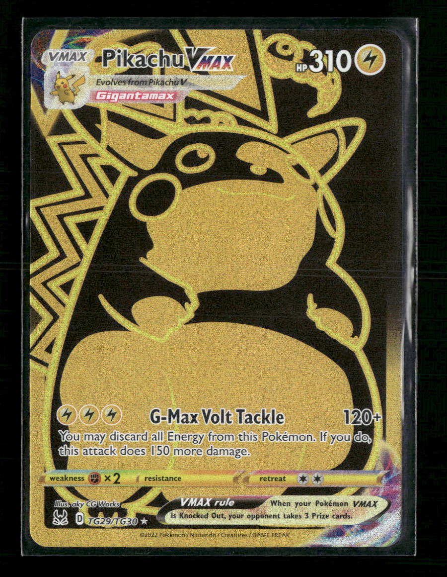 Pikachu VMAX (Secret) SWSH11: Lost Origin Trainer Gallery #TG29/TG30 - Front