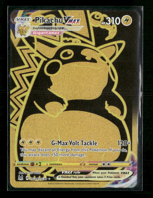 Pikachu VMAX (Secret) SWSH11: Lost Origin Trainer Gallery #TG29/TG30 - Front