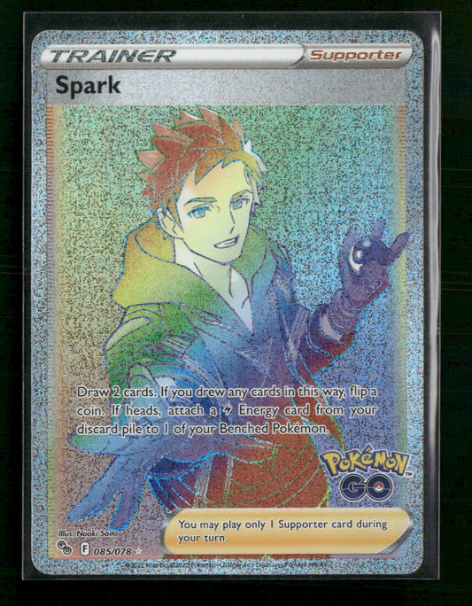 Spark (Secret) Pokemon GO #085/078 - Front