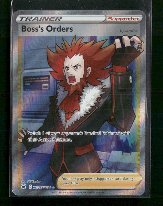 Boss's Orders SWSH11: Lost Origin Trainer Gallery #TG24/TG30 - Front
