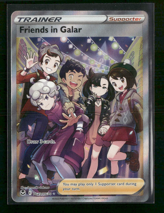 Friends in Galar SWSH12: Silver Tempest Trainer Gallery #TG23/TG30 - Front