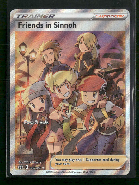 Friends in Sinnoh (Full Art) Crown Zenith #149/159 - Front