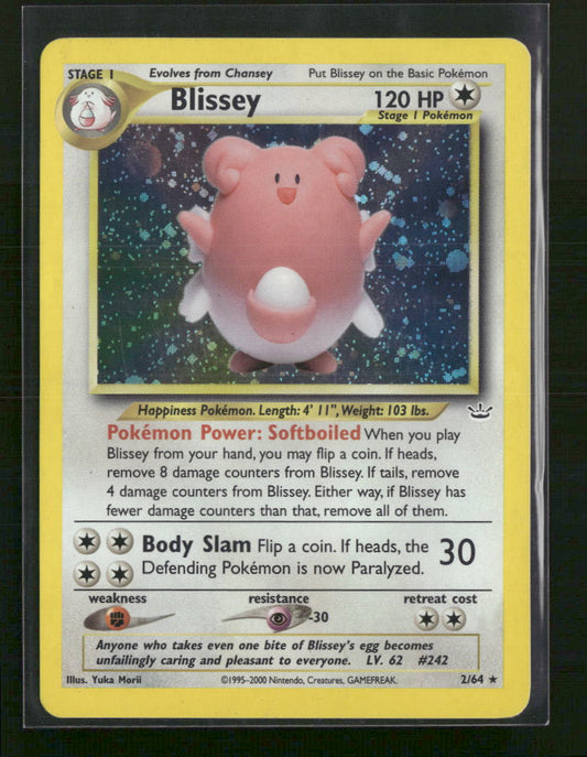 Blissey Neo Revelation #02/64 - Front