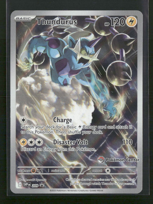 Thundurus Pokemon #209 Promo - Front