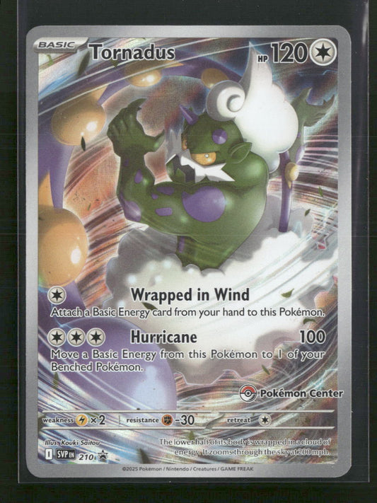 Tornadus Pokemon #210 Promo - Front