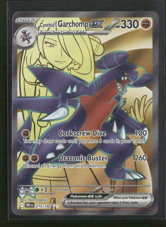 Cynthia's Garchomp ex SV10: Destined Rivals #215/182 - Front