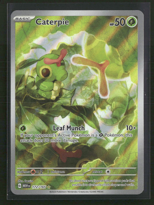 Caterpie SV: Scarlet & Violet 151 #172/165 - Front