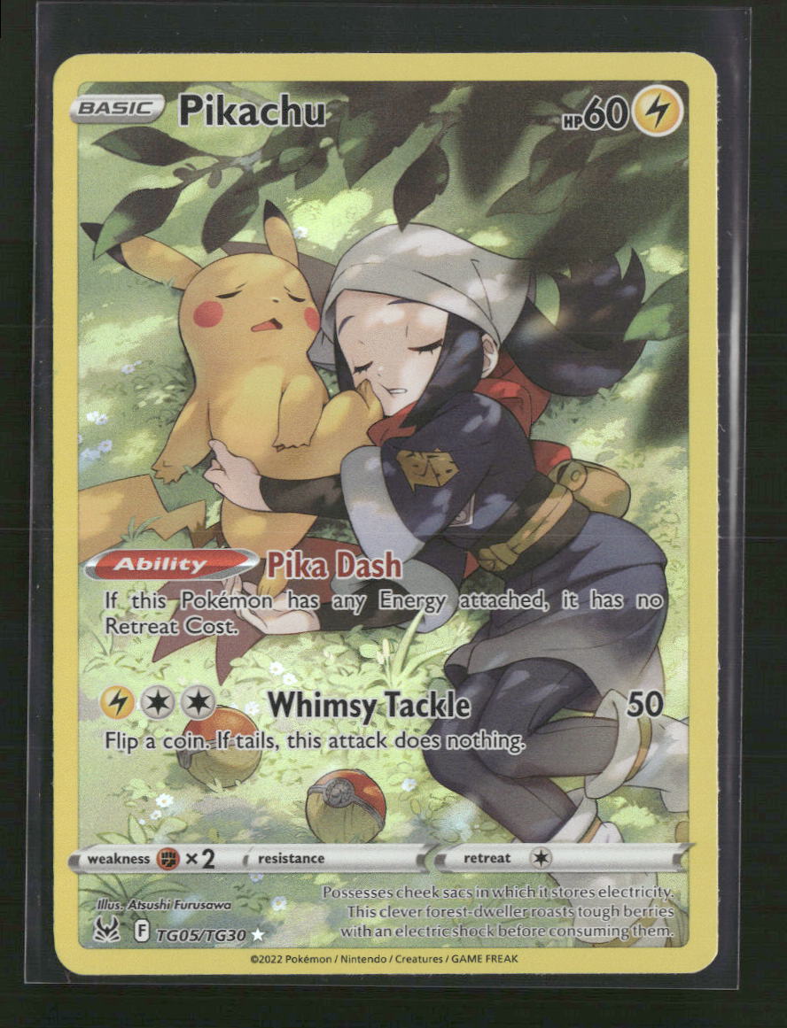 Pikachu SWSH11: Lost Origin Trainer Gallery #TG05/TG30 - Front