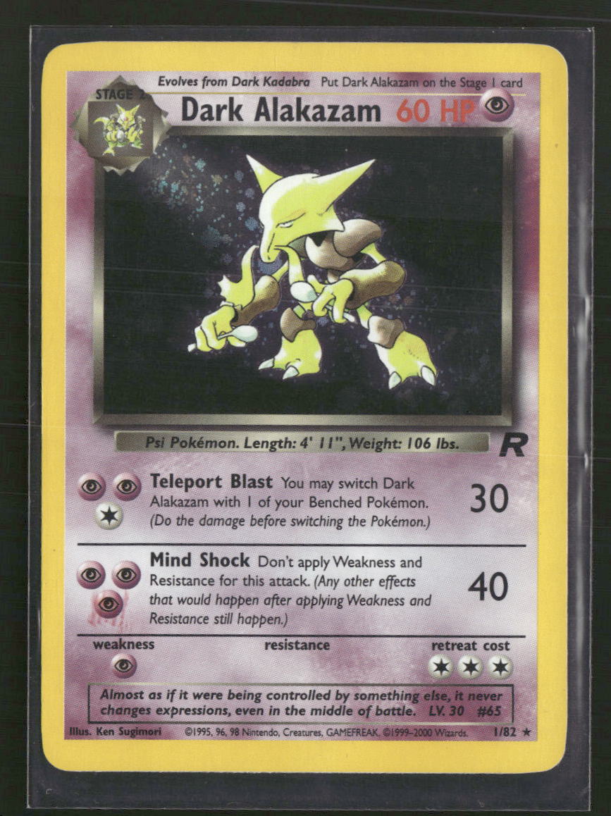 Dark Alakazam (1) Team Rocket #01/82 - Front