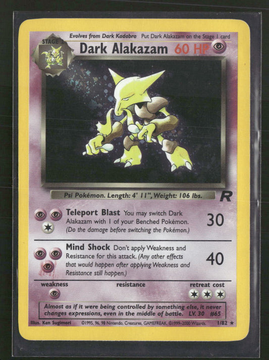 Dark Alakazam (1) Team Rocket #01/82 - Front