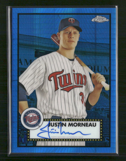 Justin Morneau 2021 Topps Chrome #PA-JMO Auto /99 - Front
