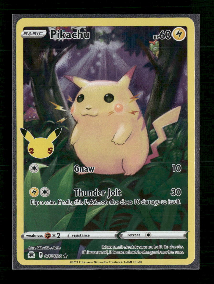 Pikachu Celebrations #005/025 - Front