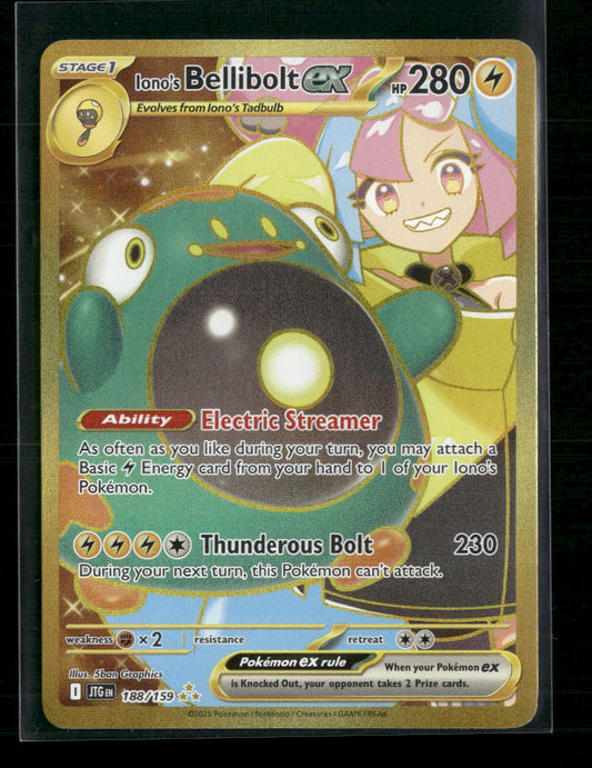 Iono's Bellibolt ex SV09: Journey Together #188/159 - Front