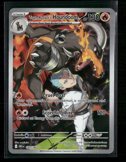 Team Rocket's Houndoom SV10: Destined Rivals #191/182 - Front