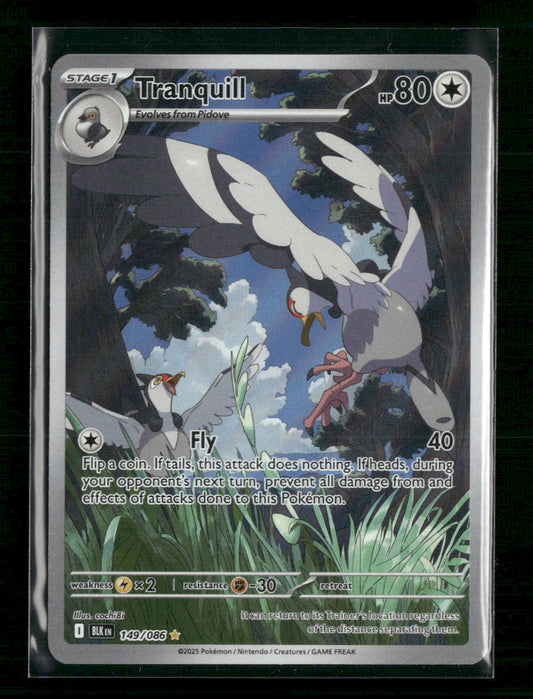 Tranquill Black and White #149/86 - Front