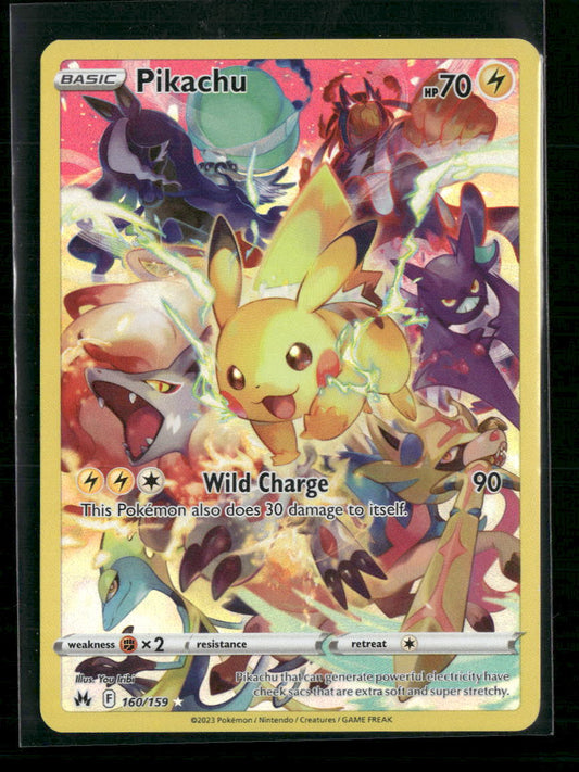 Pikachu (Secret) Crown Zenith #160/159 - Front