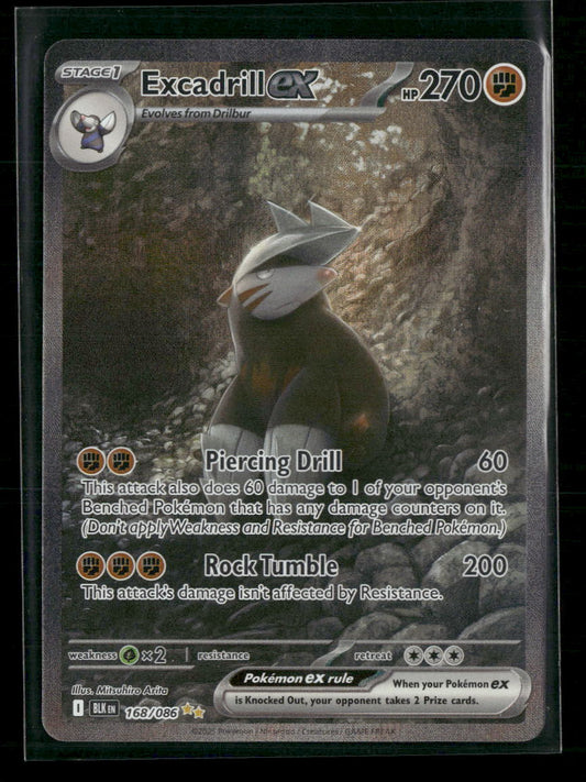 Excadrill ex - 168/086 - SV: Black Bolt (BLK) - Front