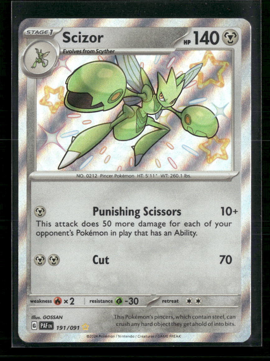 Scizor SV: Paldean Fates #191/091 - Front