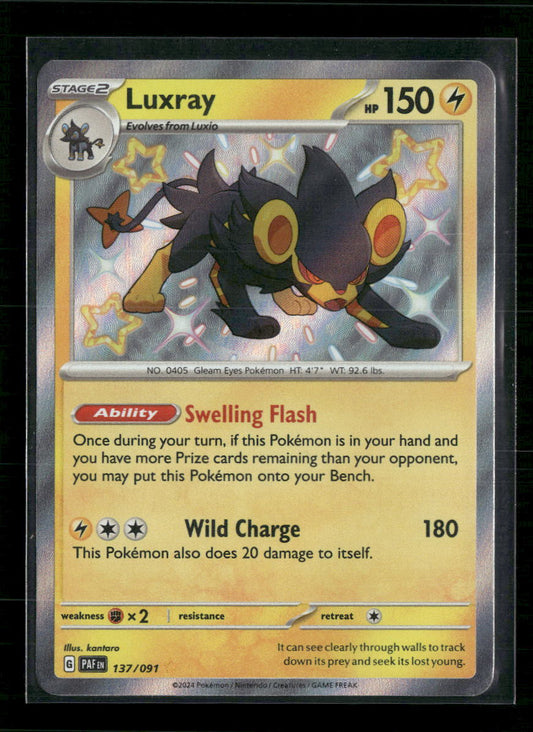 Luxray - SV: Paldean Fates (PAF) - Front