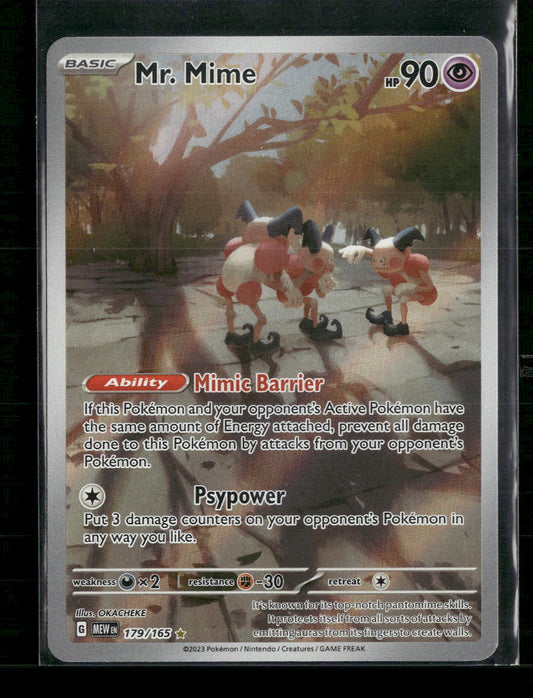 Mr. Mime SV: Scarlet & Violet 151 #179/165 - Front
