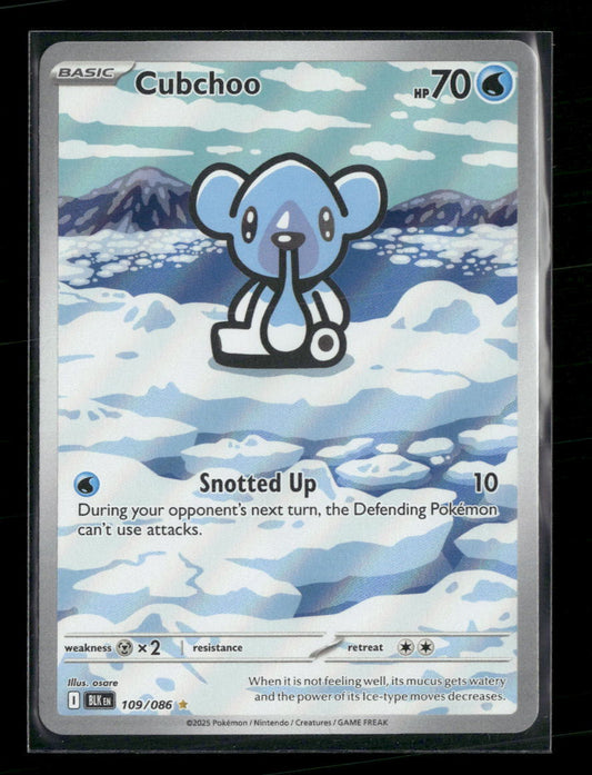 Cubchoo - 109/086 - SV: Black Bolt (BLK) - Front