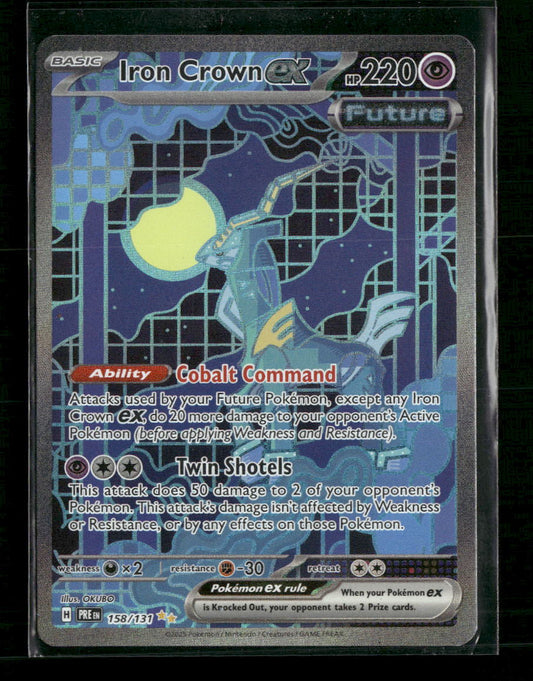 Iron Crown ex SV: Prismatic Evolutions #158/131 - Front