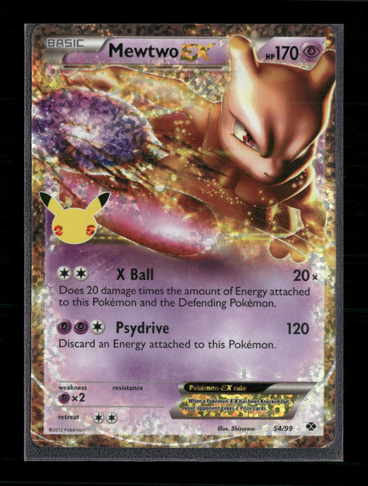 Mewtwo EX Celebrations: Classic Collection #54/99 - Front