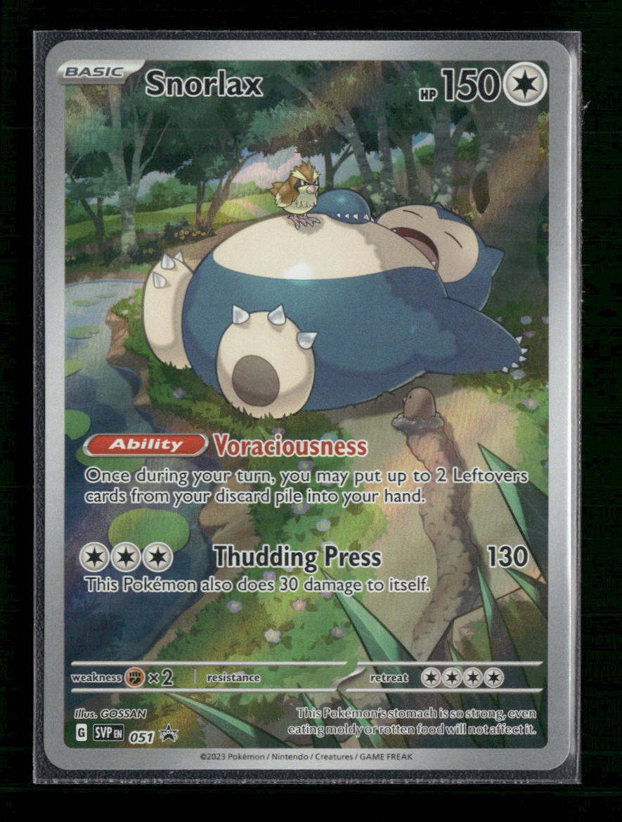 Snorlax SV: Scarlet & Violet Promo Cards #051 - Front