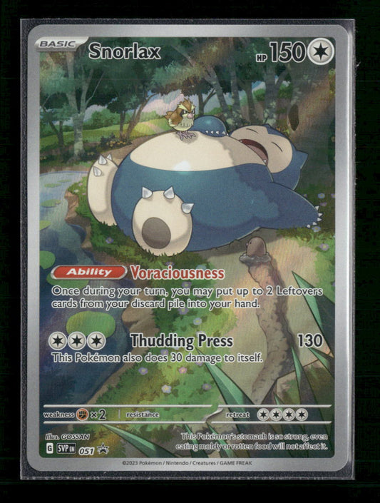 Snorlax SV: Scarlet & Violet Promo Cards #051 - Front