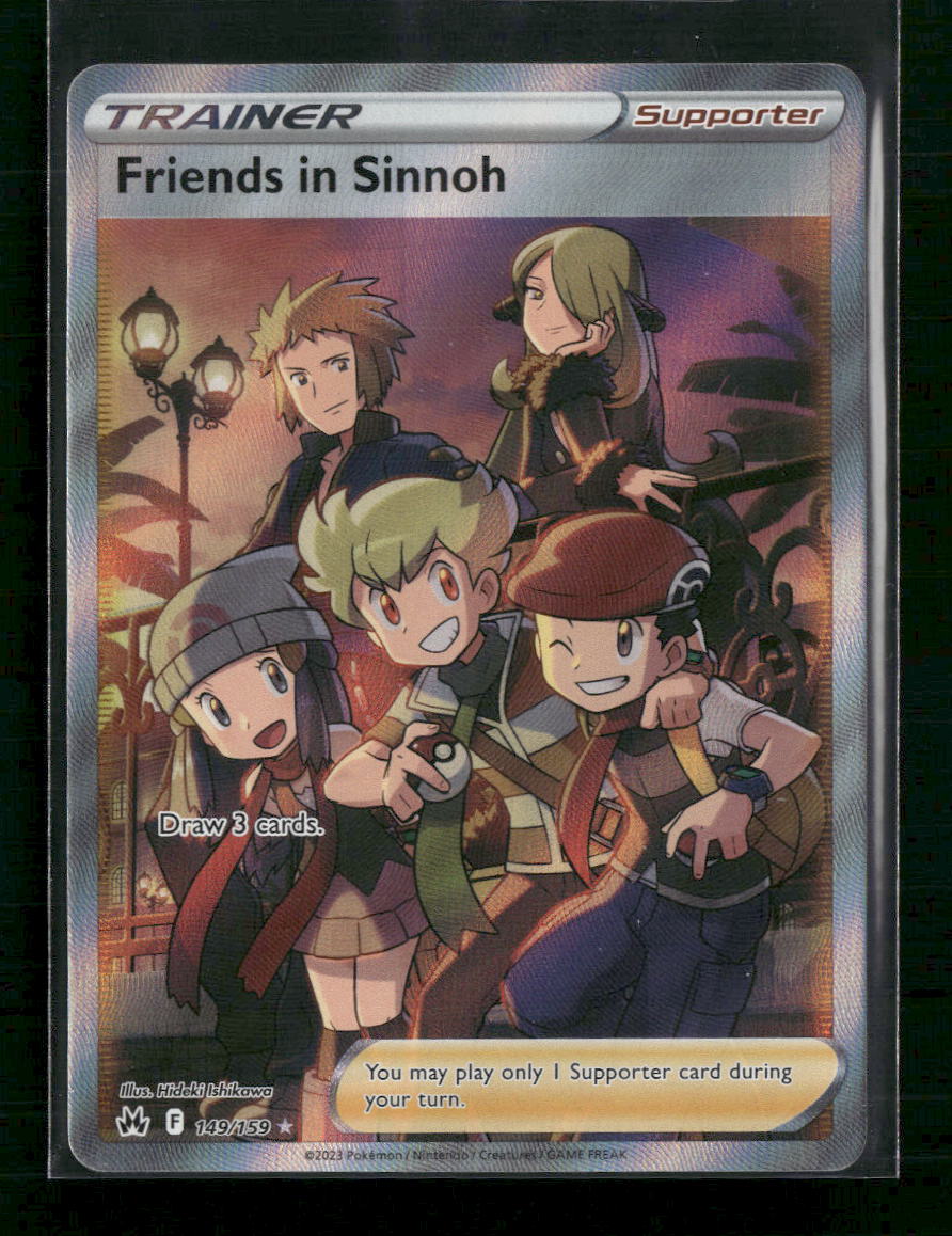 Friends in Sinnoh (Full Art) Crown Zenith #149/159 - Front