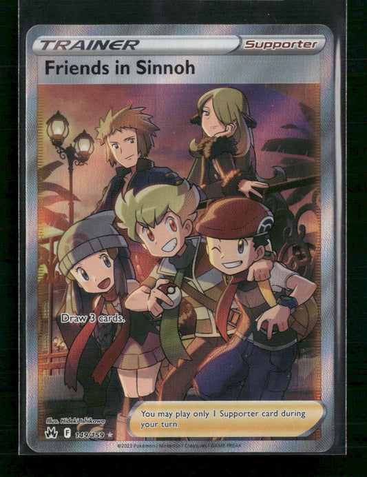 Friends in Sinnoh (Full Art) Crown Zenith #149/159 - Front