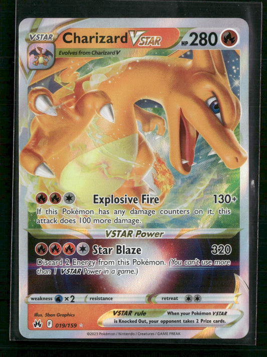 Charizard VSTAR Crown Zenith #019/159 - Front