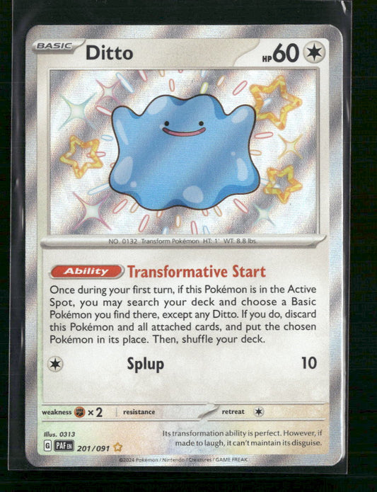 Ditto SV: Paldean Fates #201/091 - Front